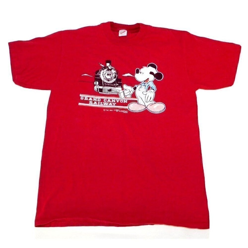 Rare Vintage Grand Canyon Railway T shirt DISNEY by VELVA SHEEN, size L
